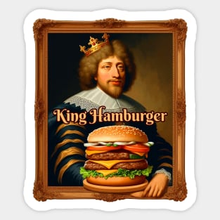 King Hamburger Sticker